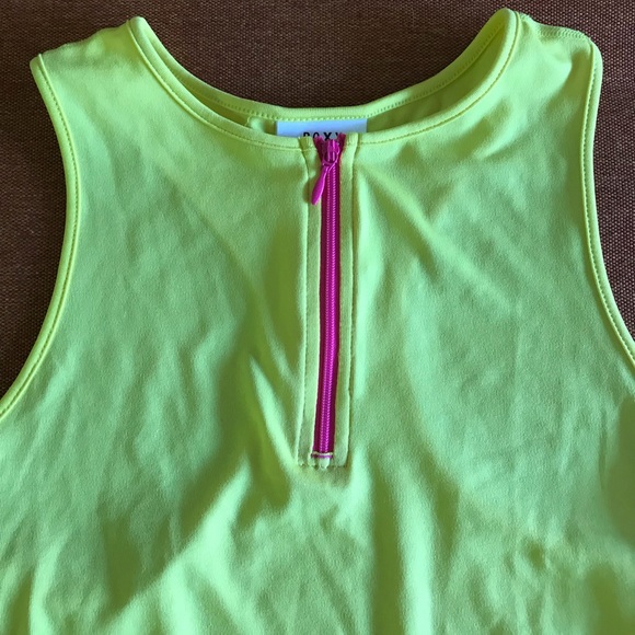Yellow roxy swim workout shirt - Picture 5 of 5